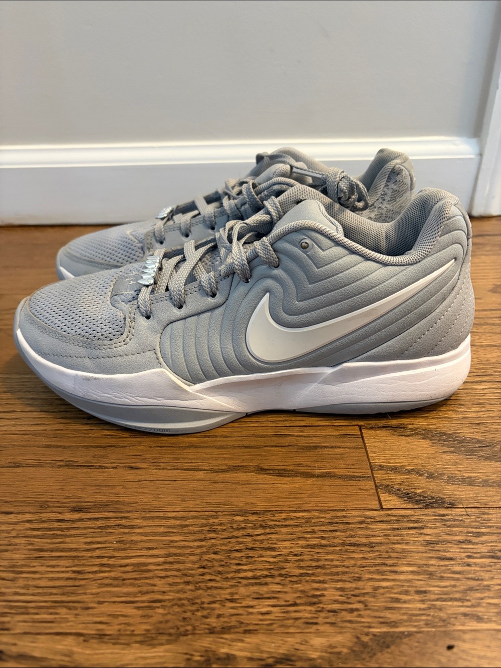Men's Nike Ja 2 TB Basketball sneakers Wolf Gray - Picture 8 of 8